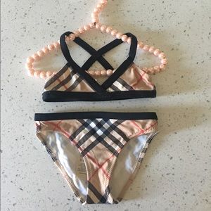 Vintage Burberry Crosby Two-Piece Swimsuit Baby