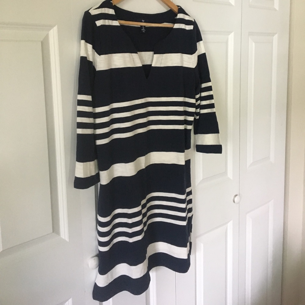 Gap - cotton knee length dress - M