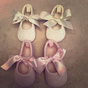 Newborn ballerina style shoes