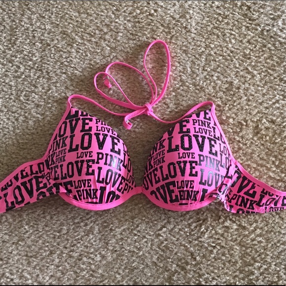 Pink Victoria secret bathing suit top - Picture 2 of 7
