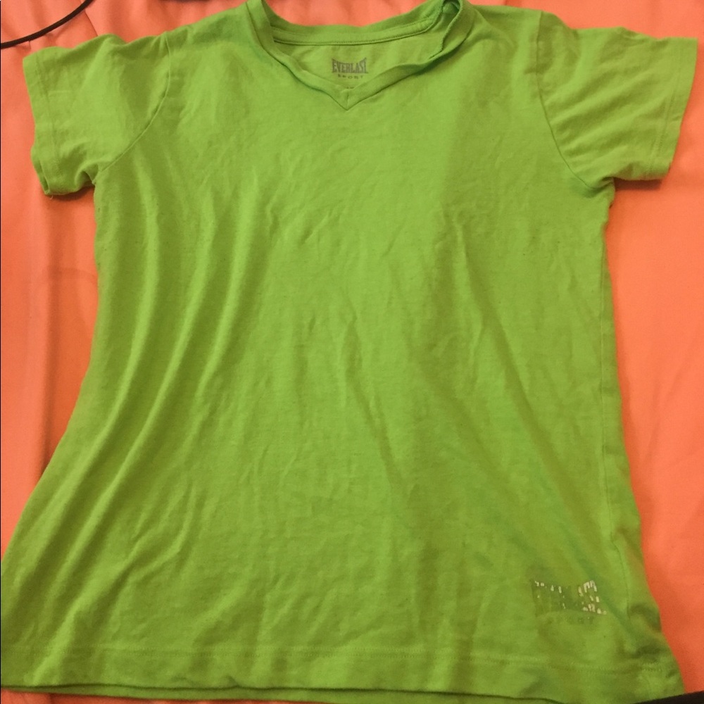 Everlast Athletic Green Shirt