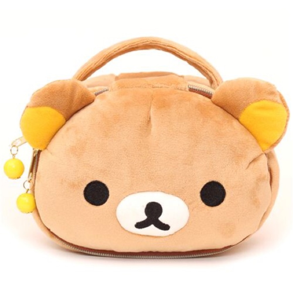 Rilakkuma Plush Cosmetic Case Bag