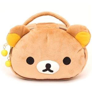 Rilakkuma Plush Cosmetic Case Bag
