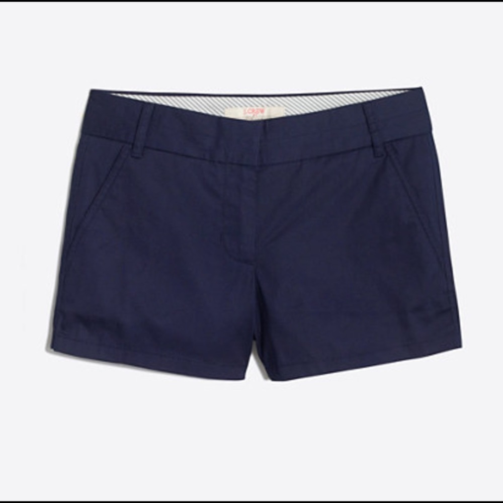 J.Crew Navy 3'' Chino Shorts
