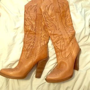 Jessica Simpson cowboy tall boots