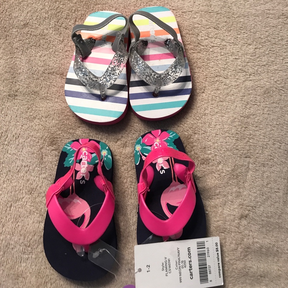 Carters baby flip flops