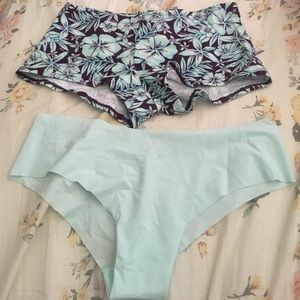 New VS PINK Boyshort &a Seamless Panty
