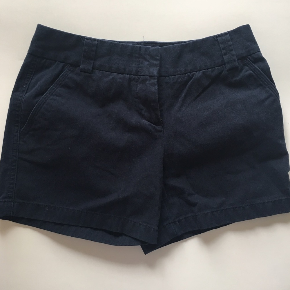 J. Crew Navy Chino Shorts