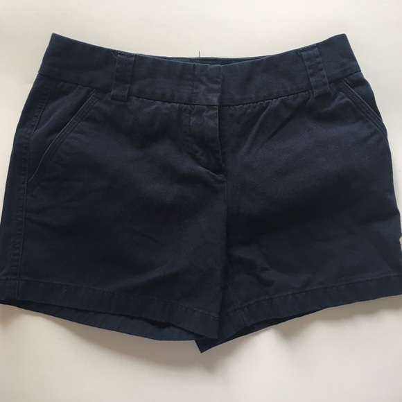 J. Crew Navy Chino Shorts - Picture 1 of 3
