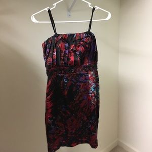 BCBGeneration Multicolor Cocktail Dress