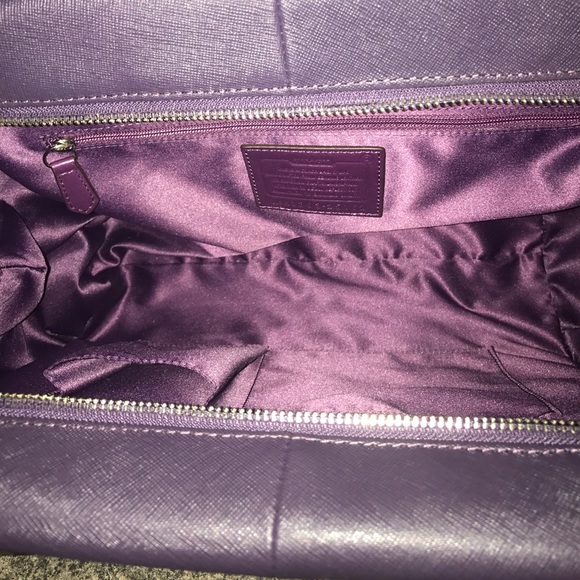 NWT COACH Madison Madeline EW Saffiano satchel - Picture 4 of 7