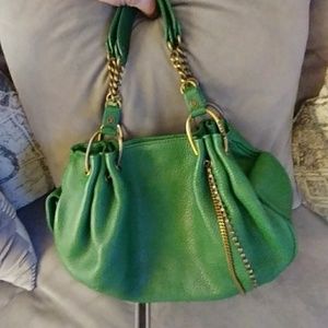 Juicy Couture leather bag green