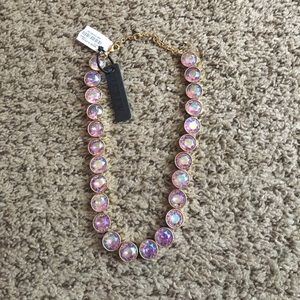 Gold and purple necklace