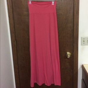 Pink maxi dress