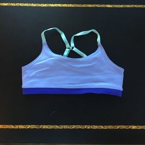 Purple and Teal Convertible Training Bra