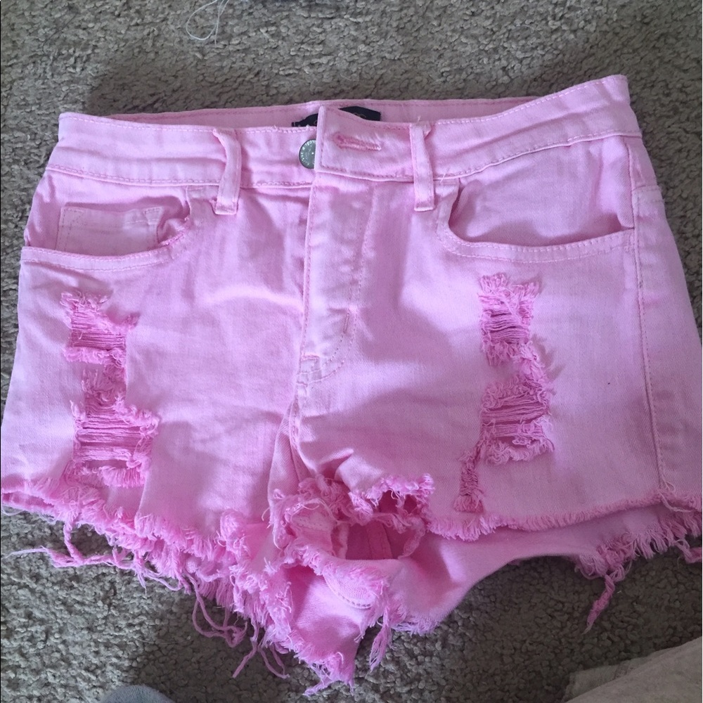 Pink shorts size small