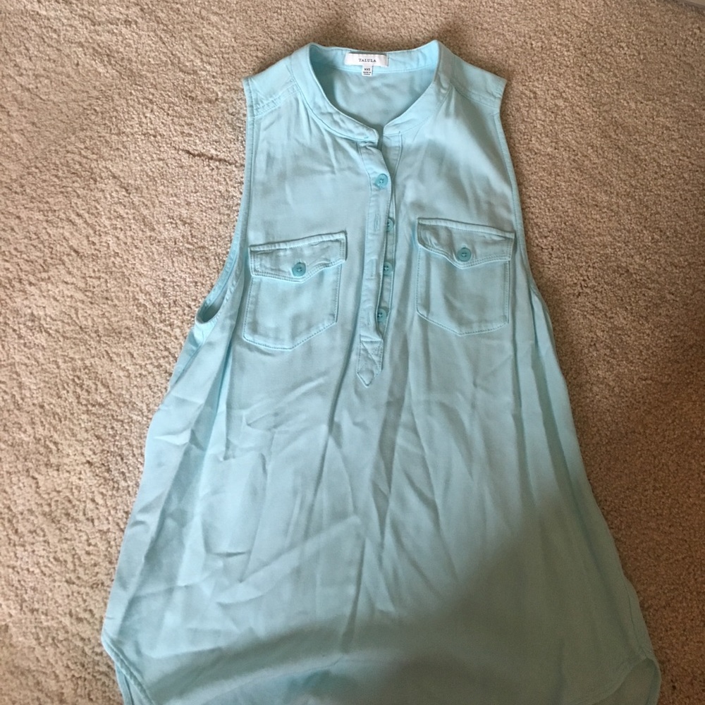 Talula (Aritzia) Blue Tank Top