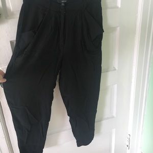 Greylin black harem pants