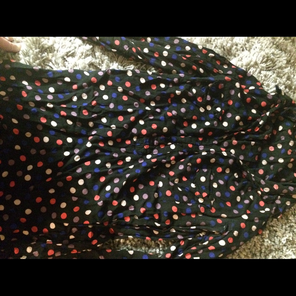 Splendid multicolor dot shirt XS