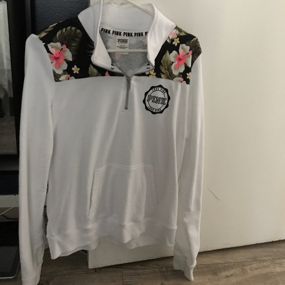 Pink quarter zip jacket