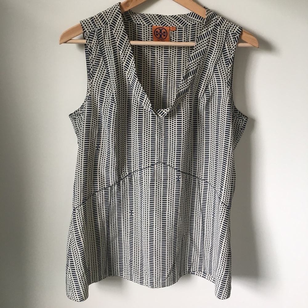 Tory Burch silk tank shirt