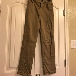 Khaki colored Gloria Vanderbilt Missy Jeans