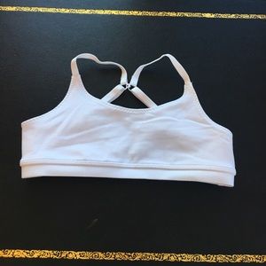 White Convertible Ivivva Training Bra