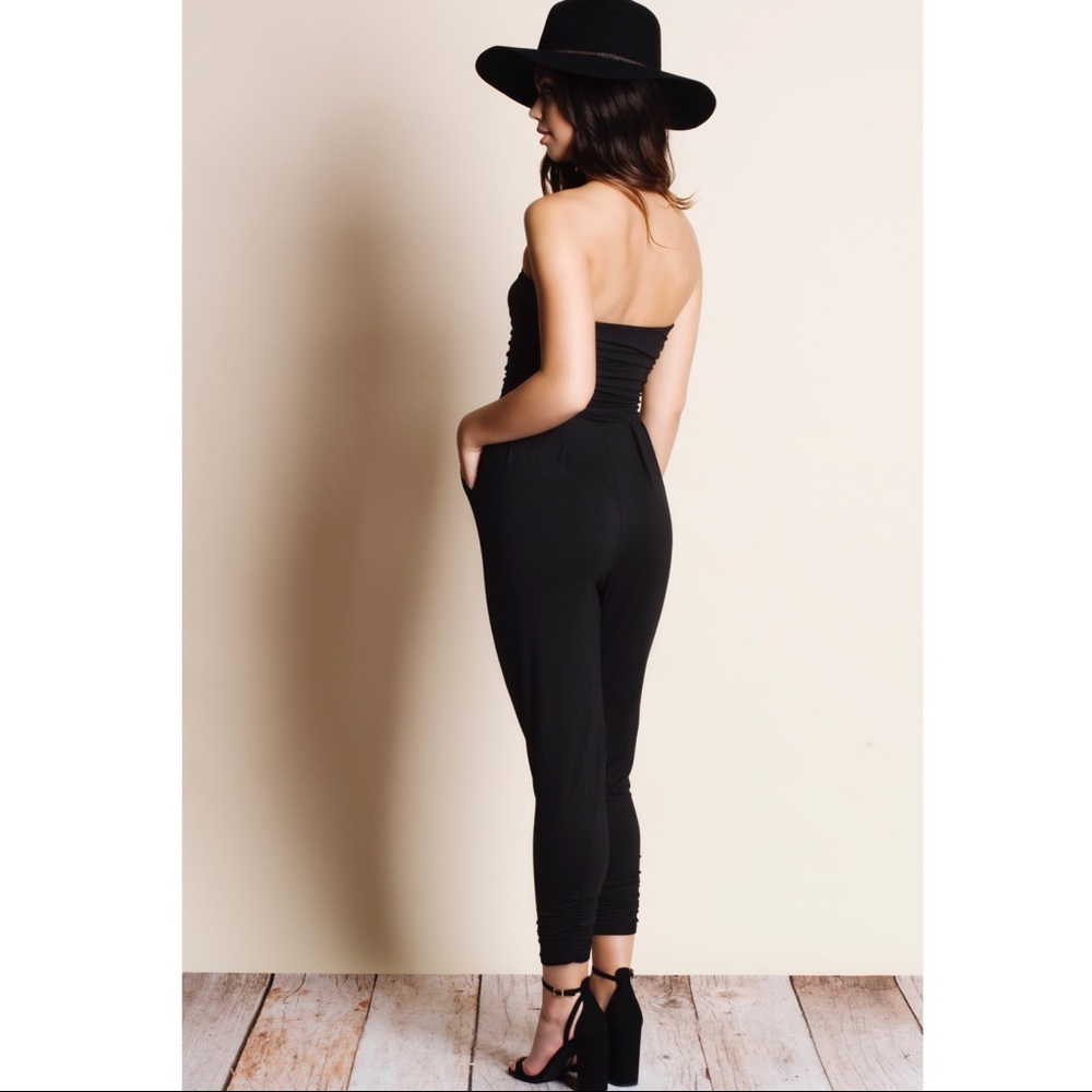 LAST Off Shoulder Jumper - BLACK - Picture 2 of 2