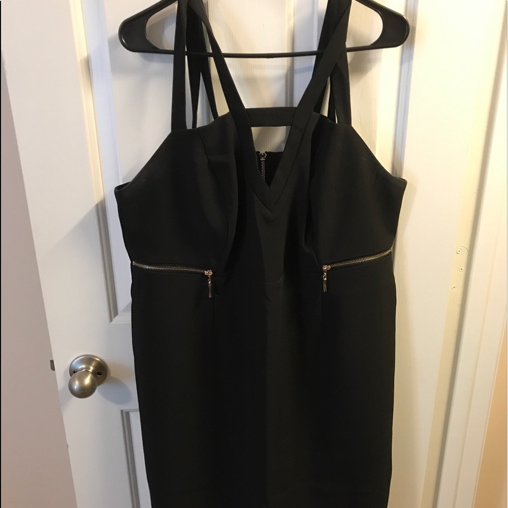 Lane Bryant sheath little black dress
