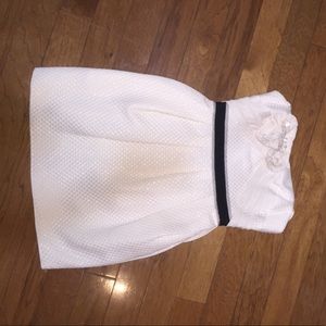 BCBG Cream Strapless dress