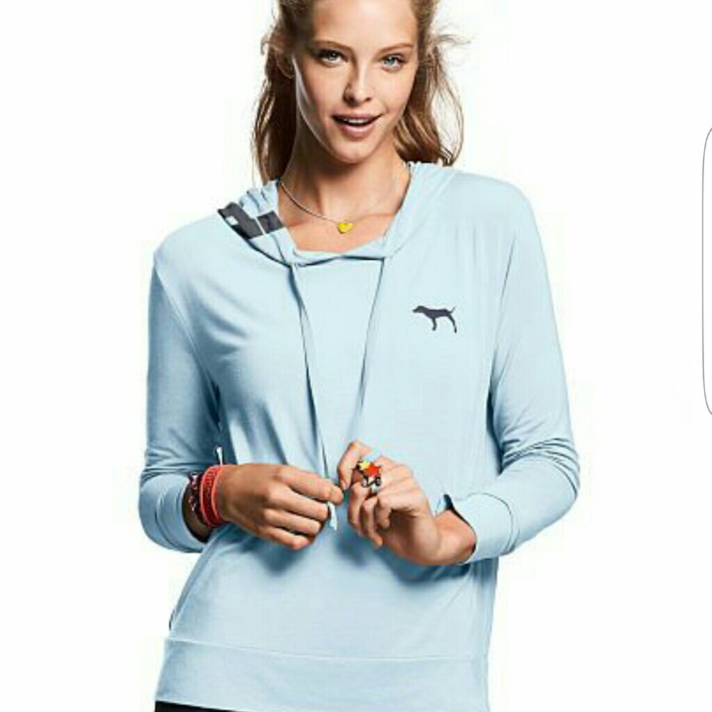 Baby blue super soft hoodie