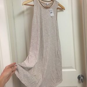 Socialite striped tank dress