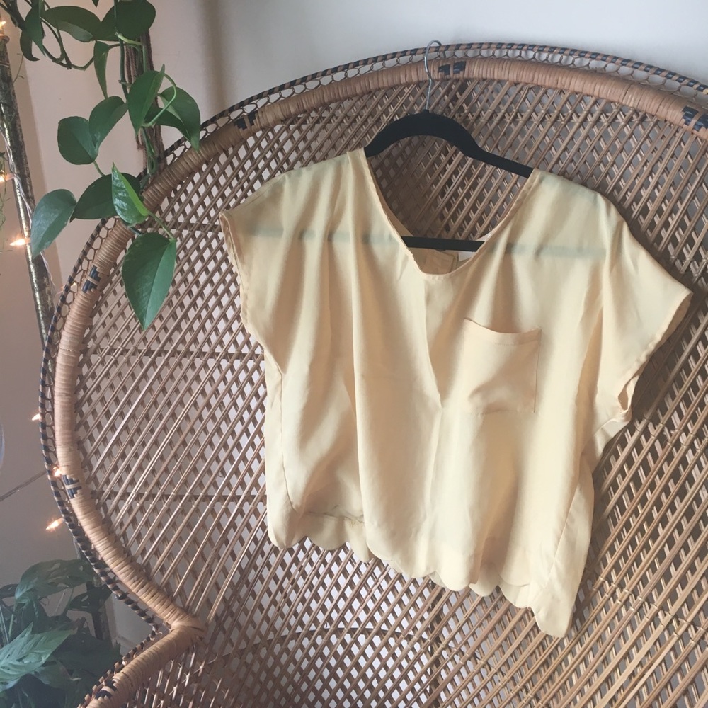 Lush Scalloped Crop Top
