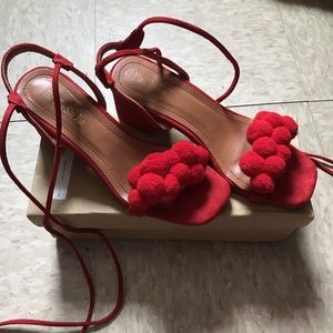 pom pom heels