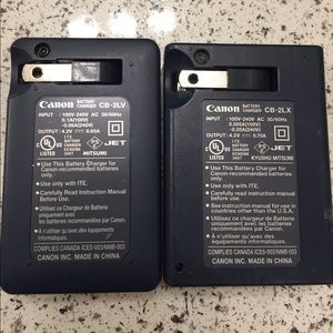 Canon battery chargers
