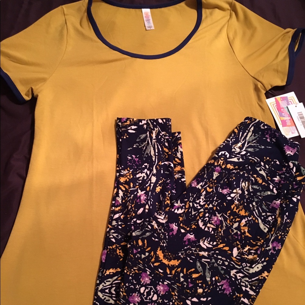 NWT classic t and one size leggings