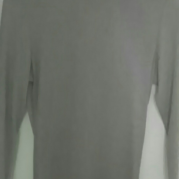 Brand New granite colored ribbed thin cotton long- - Picture 2 of 2