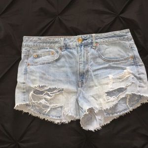 High rise shorts