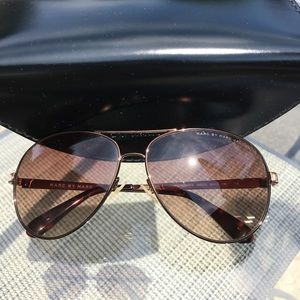 MARC BY MARC JACOBS Brown Aviators