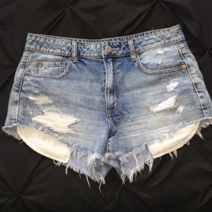 High waisted shorts