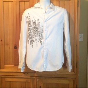 Vintage Red Button Up Shirt 👔