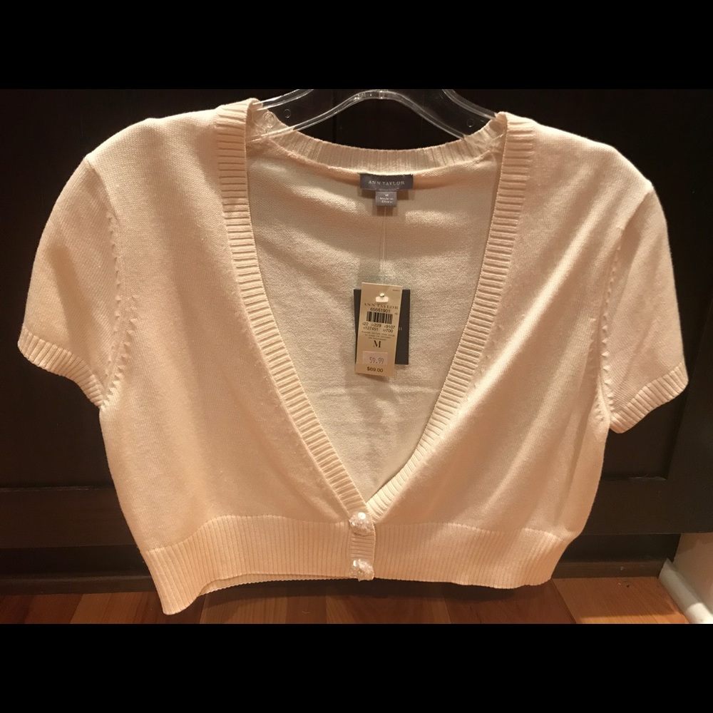 Ann Taylor Crop Cardigan