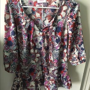 Quarter sleeve blouse