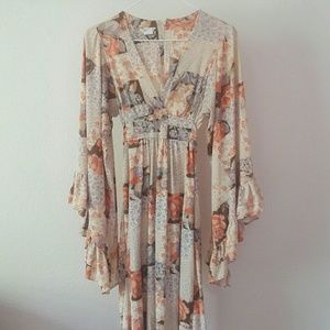 SOLD 70s Vintage PBJ By Jerrell Patchwork Dress