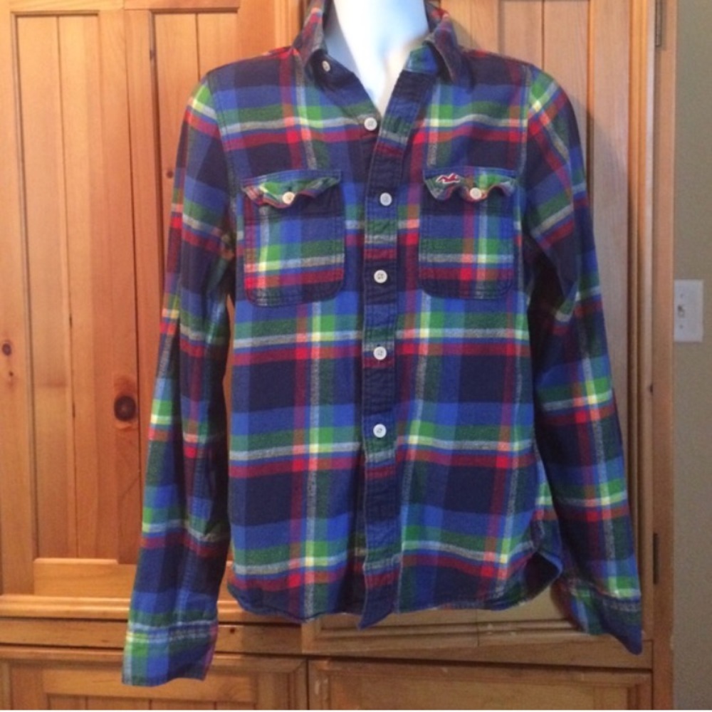Flannel Hollister Button Down 👔
