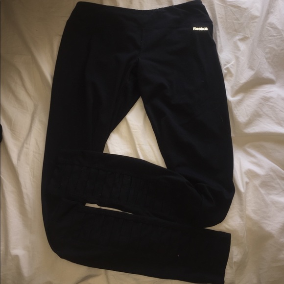 Reebok Pants - Black Ruffle leggings