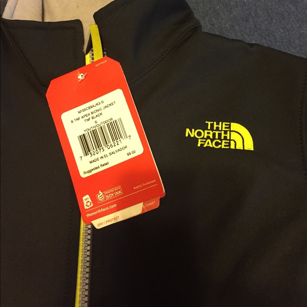 Boys Northface apex bionic jacket: NOT FOR SALE