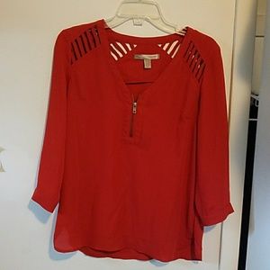 Forever 21 rust orange blouse in small