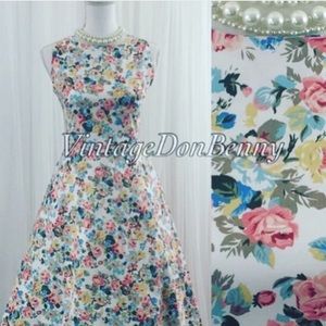 Modern Romantic Floral Dress.