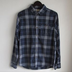 DONATING SOON!! Hollister Men's Blue Plaid Shirt